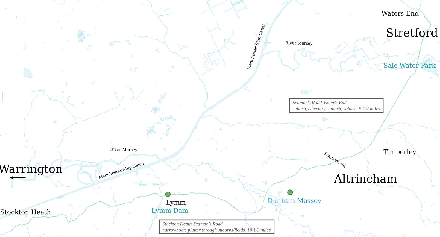 Bridgewater Canal South-West map