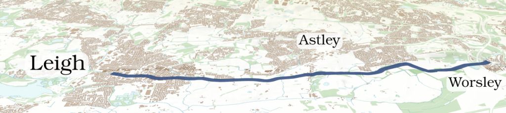 Bridgewater Canal West 3D map