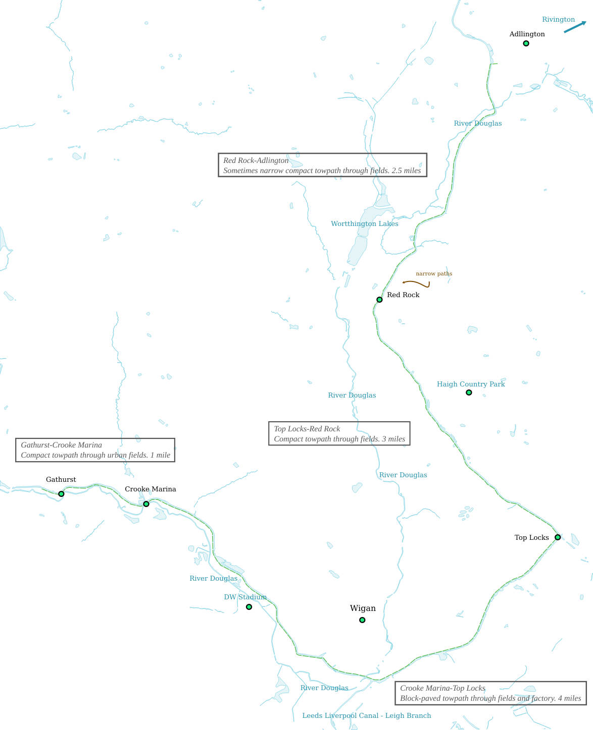 Leeds-Liverpool Canal map