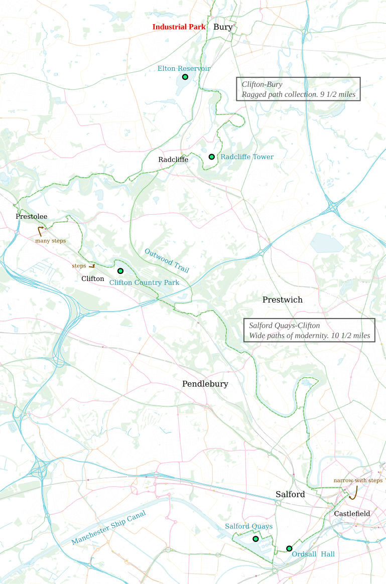 River Irwell South map