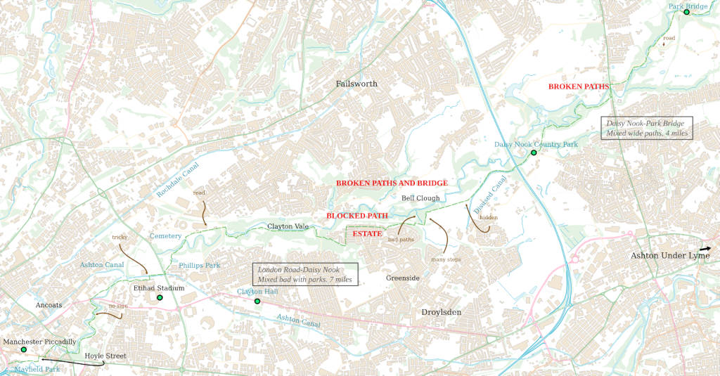 River Medlock South map