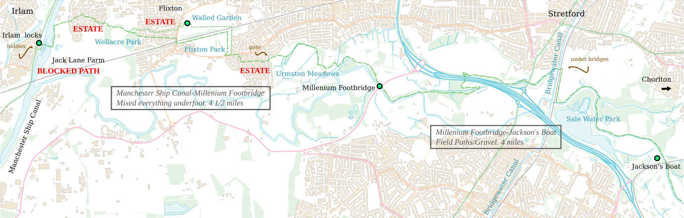 River Mersey West map